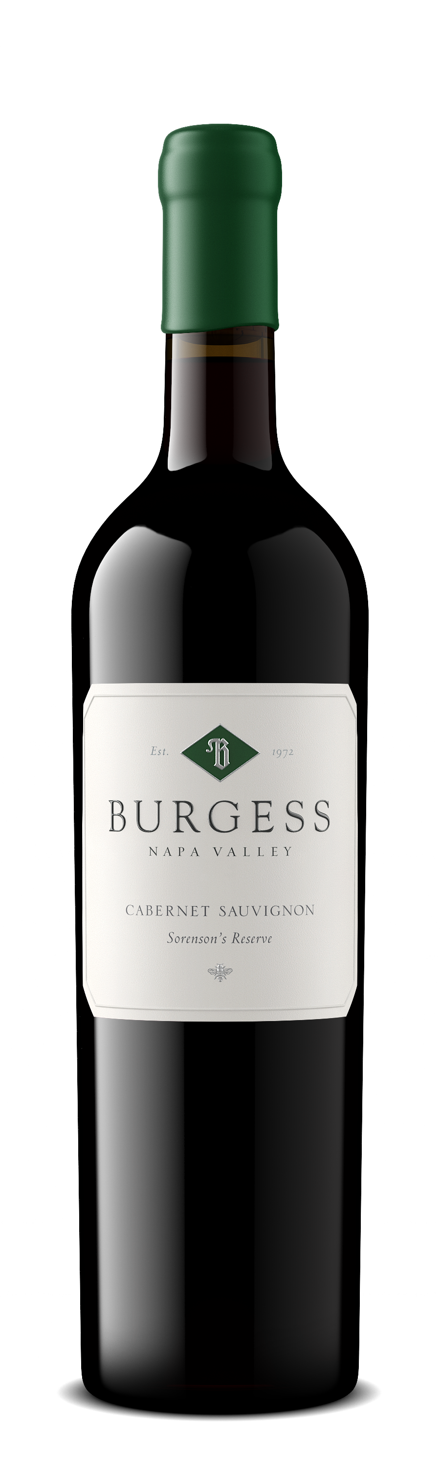 Burgess Sorenson's Reserve Cabernet Sauvignon bottle image, transparent background, non-vintage