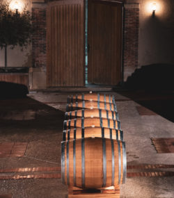 Legras et Haas cellar with barrels