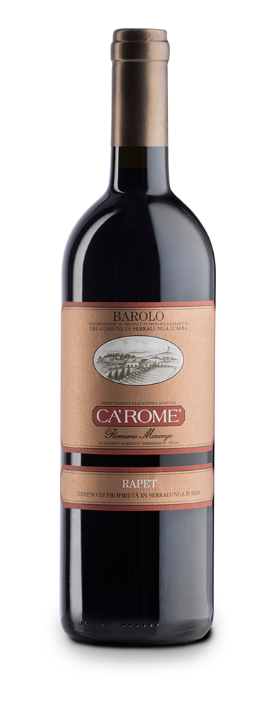 Bottle of Ca Rome Rapet Barolo