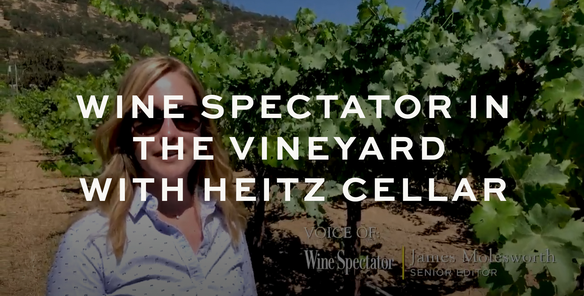 Heitz Cellar Wine Spectator in the Vineyard with Heitz Cellar Video Thumbnail