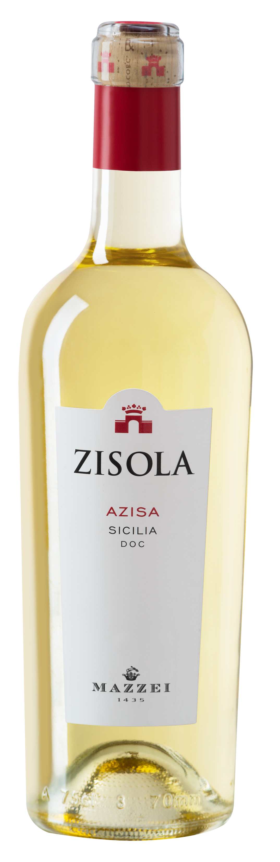 Bottle of Zisola Azisa Sicilia White Wine