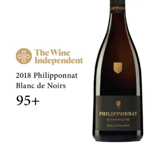 We are pleased to announce that the 2018 Philipponnat Blanc de Noirs Extra-Brut has earned an outstanding 95+ rating from @thewineindependent 
"Medium-bodied with a supple mousse... incredible depth of red fruit intensity balanced with racy acidity to keep it strikingly light overall.” 

This exceptional champagne stands as a true masterpiece in the @champagne_philipponnat collection.