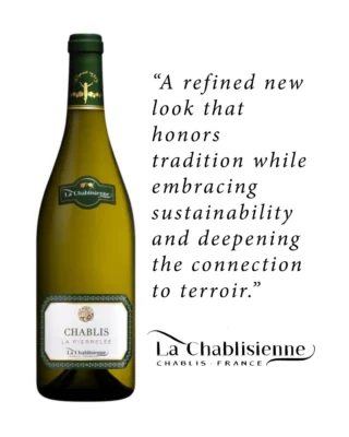 A refined new look for a timeless Chablis. @lachablisienne1923 is rolling out a new visual identity that honors its heritage while embracing sustainability.

The updated packaging features lighter glass bottles, saving over 25,000 pounds of glass and reducing the winery’s CO2 footprint by more than 13,000 pounds. Inspired by nature and balance, the new dark green palette and refined label design highlight the “tree of life” motif from the Château Grenouilles label - now featured across the entire range.

Elegant, modern, and meaningful - this evolution deepens La Chablisienne’s connection to terroir while reducing its environmental impact. Look for the refreshed packaging starting with Chablis Le Finage, La Pierrelee, and La Sereine. Link in bio to learn more.