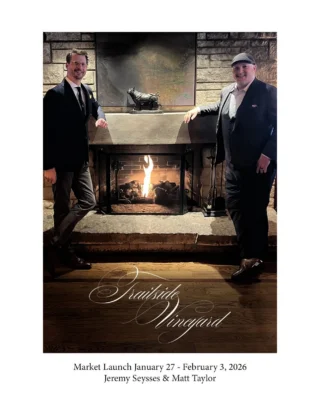 Last week, @drinkdujac and @o2inwine traveled the country launching the inaugural vintage of @trailsidevineyard . Inspired by Napa Valley’s iconic 1960s–1970s era, the 2022 Trailside Vineyard Cabernet Sauvignon was created by @carltonmccoy of @lawrencewineestates and Jeremy Seysses of Domaine Dujac and is a testament to the art of winemaking, where tradition and innovation converge to create something truly special.

The Demeine Estates team gathered key members of the trade across New York, Miami, Dallas, Los Angeles and San Francisco to share meals and experiences with Seysses and Taylor. Together they explored the history of the project, its place in the tapestry of the Napa Valley, and the careful vineyard and winemaking choices that went into this meticulously crafted bottle.