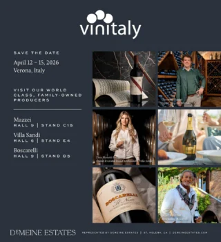 April is shaping up to be a busy season for the @demeineestates team as we bring our global portfolio to premier tastings across the country and around the world. 🍷

We kick things off in Verona, Italy for @vinitalyofficial (April 12–15). We invite you to visit our world-class, family-owned producers at their respective stands:
Mazzei: Hall 9 | Stand C15
Villa Sandi: Hall 6 | Stand E4
Boscarelli: Hall 9 | Stand D5

Back in the States, the journey continues in Denver on April 18th for the @Wine_Spectator Grand Tour, where we’ll be pouring the 2022 Château Lascombes Grand Vin and Champagne Philipponnat at booths 307 and 107. The tour moves to San Diego on April 25th and Tampa on May 1st.

On April 27th, we head to NYC for the Consorzio Chianti Classico Trade Tasting at Ai Fiori. Join us to experience the winery's trio of Gran Selezione wines —plus a special feature of the 2016 Castello Fonterutoli Chianti Classico Gran Selezione DOCG at the dedicated 2016 tasting desk.

We look forward to seeing you there! Cheers to a season of world-class wine. 🥂